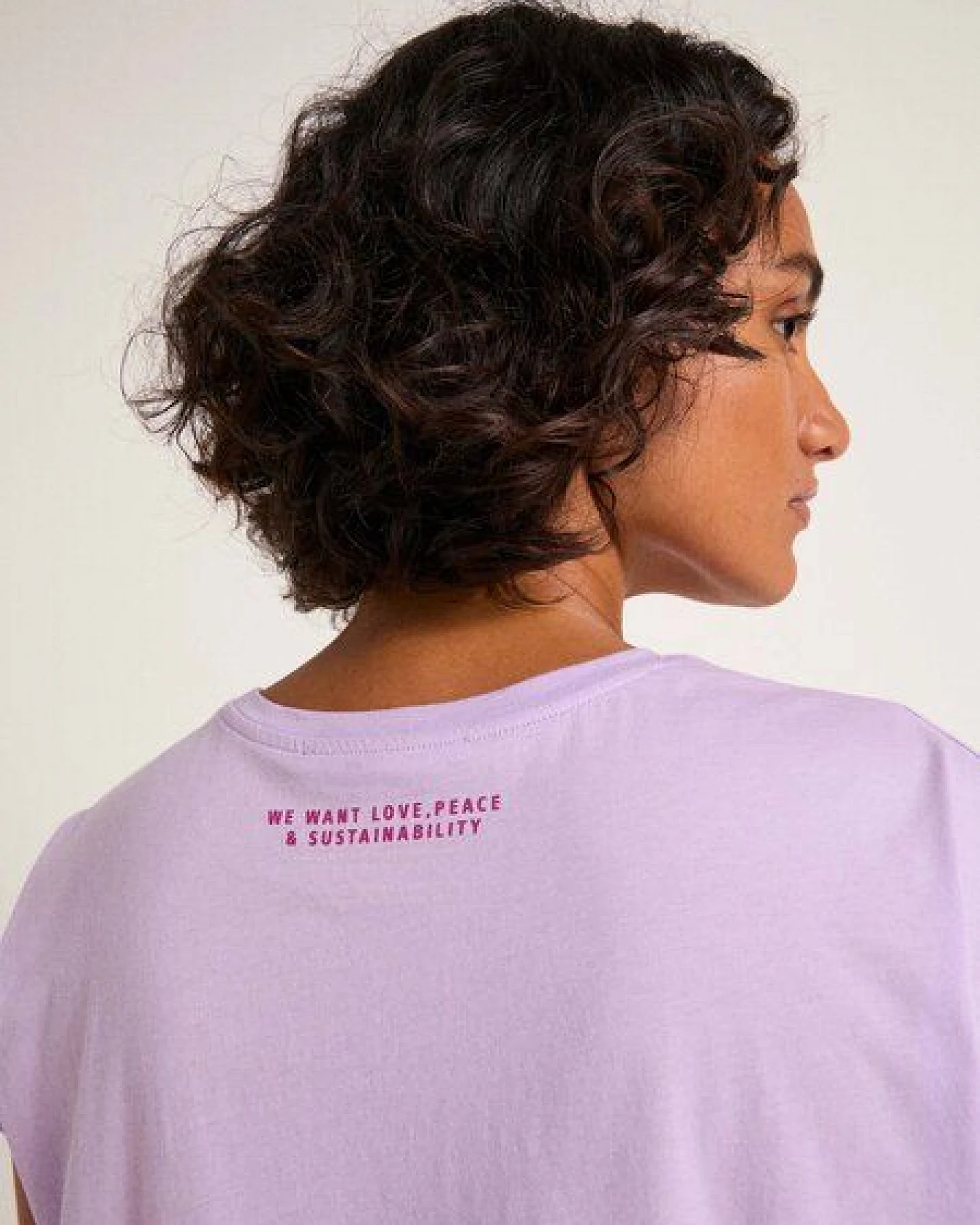 LANIUS Statement Shirt "Love" aus Bio-Baumwolle – Ansicht 4