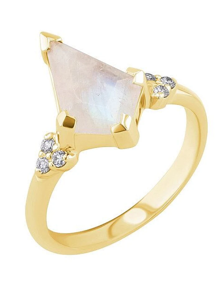 Eppi Einzigartiger Ring mit einem Mondstein Kettil