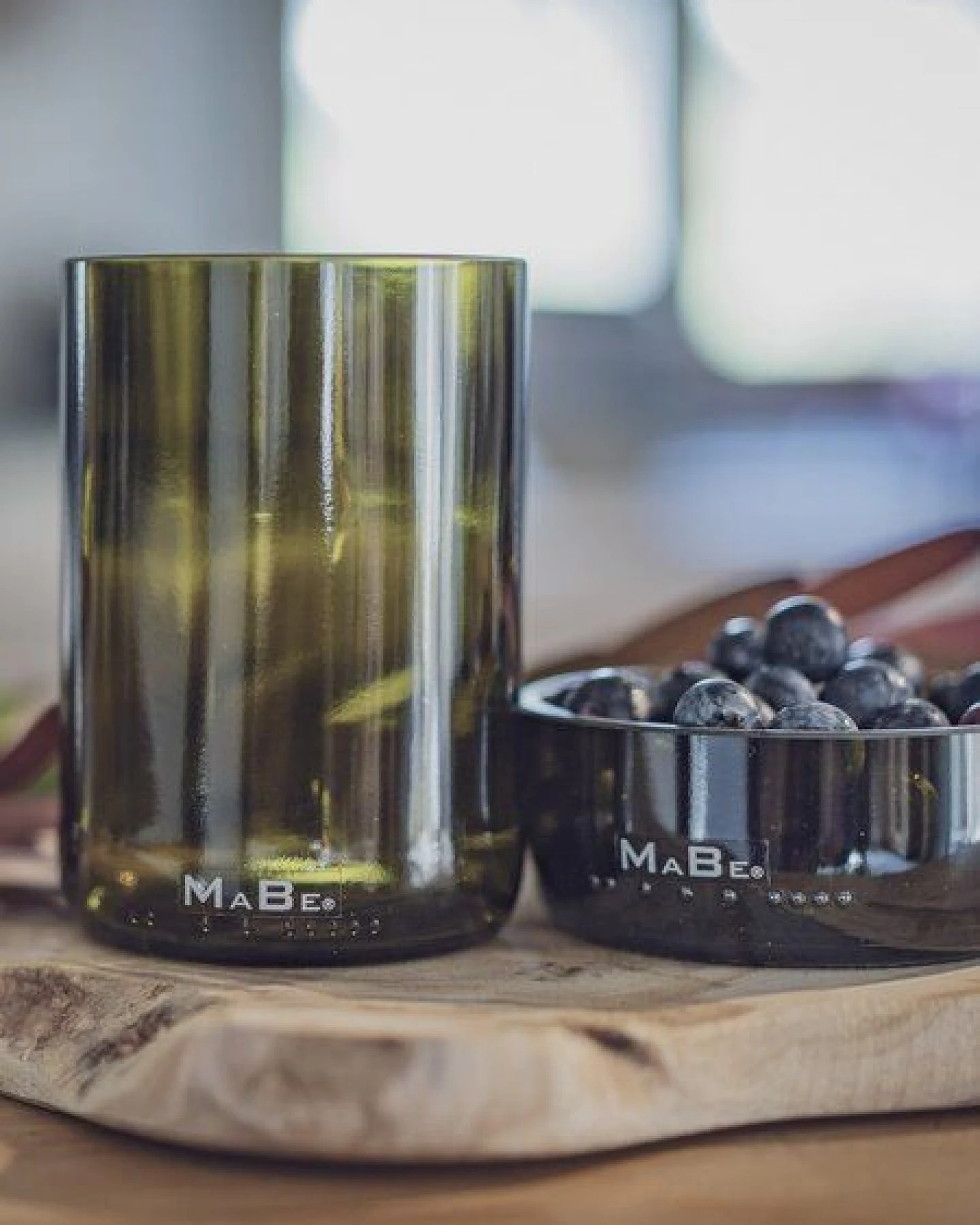 MaBe Trinkglas 450ml - nachhaltige & witzige Geschenkidee - 4er Set – Ansicht 4