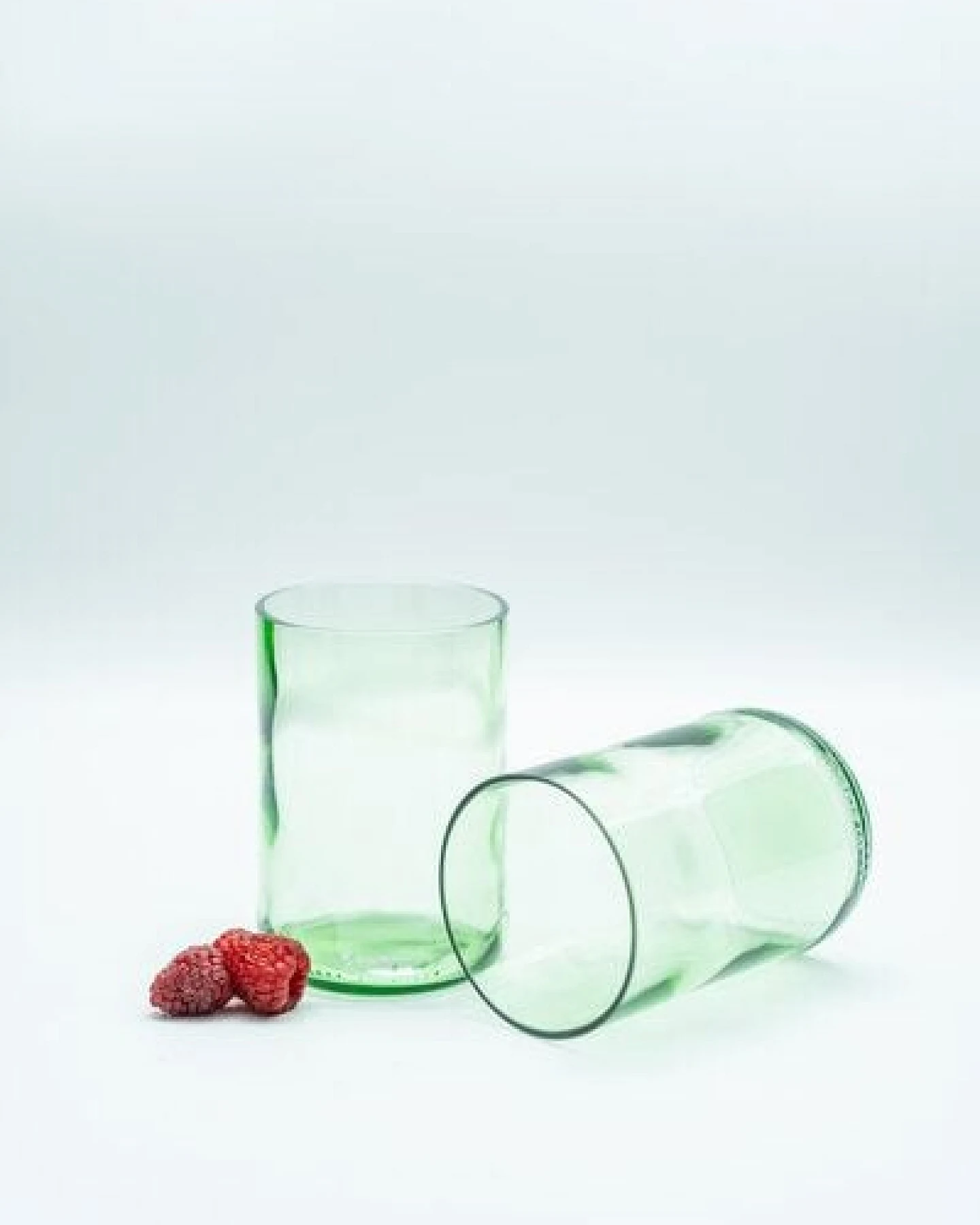 MaBe Trinkglas 450ml - nachhaltige & witzige Geschenkidee - 4er Set – Ansicht 4