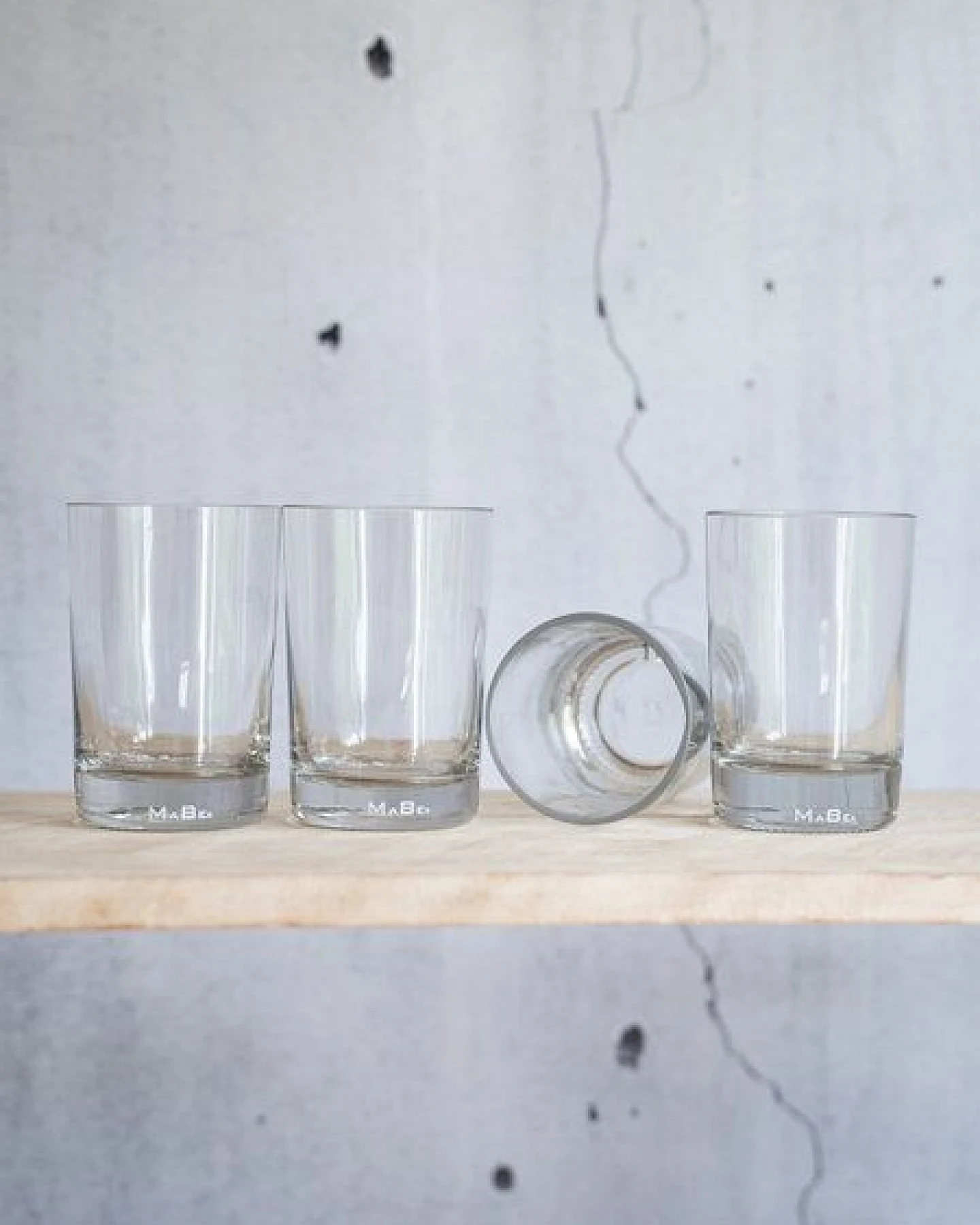 MaBe Longdrinkglas 4er Set - wertige und nachhaltige Geschenkidee – Ansicht 2