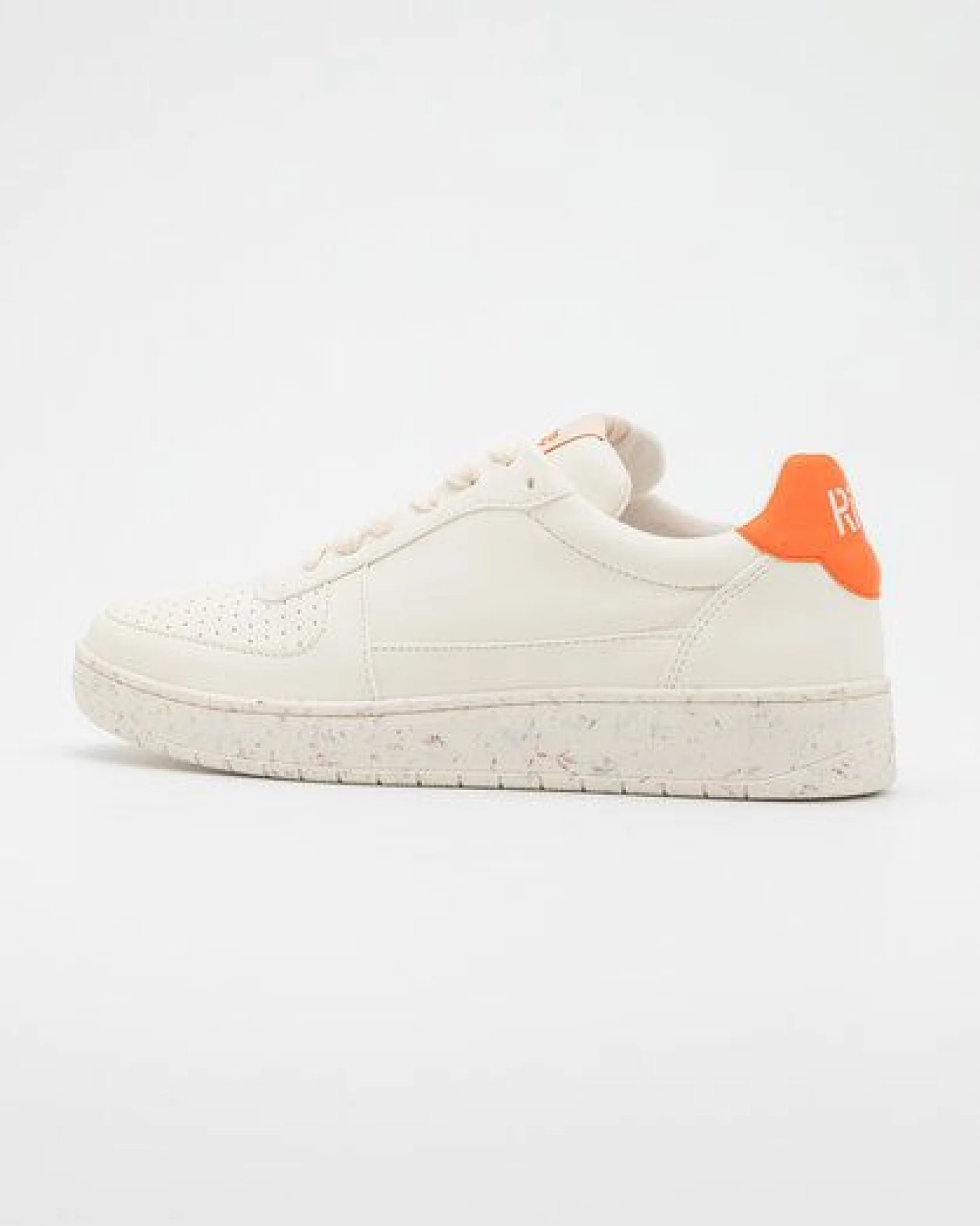 RICE Sneaker Vegan - OPEN21 Ecru / Orange – Ansicht 4
