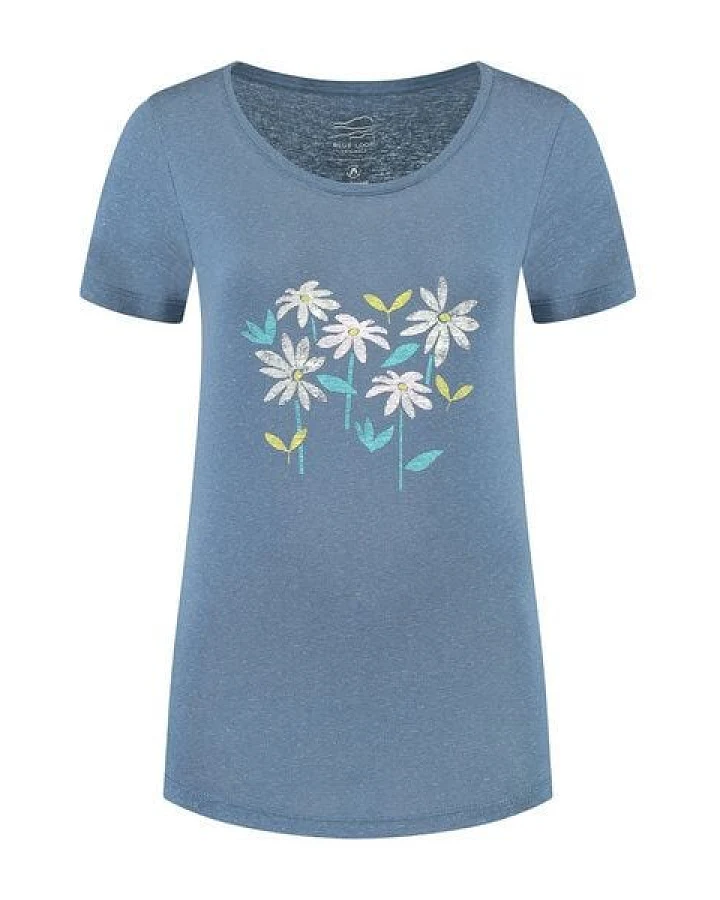 Blue LOOP Originals Denimcel Spring Garden Tshirt - Indigo