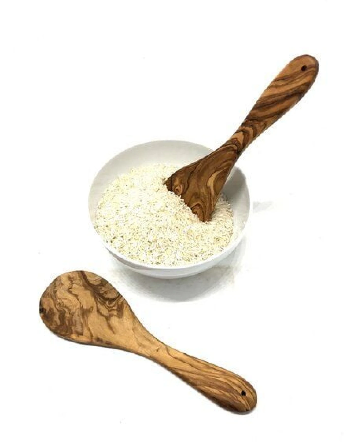 Olivenholz erleben Reislöffel aus Olivenholz – Ansicht 2