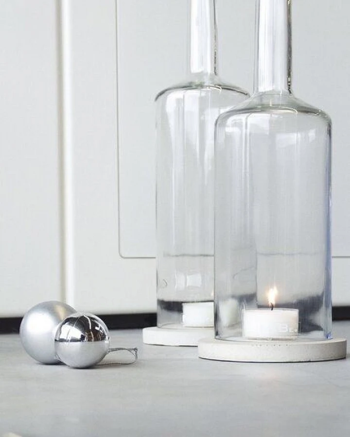 MaBe WINDLICHT aus der 3l Flasche (40cm hoch) - modern & clean - BIG THING