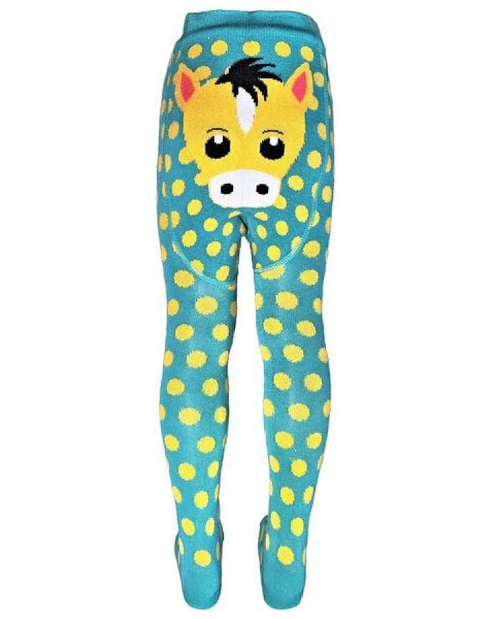 BLS Organic Kinderstrumpfhose im Giraffen-Design