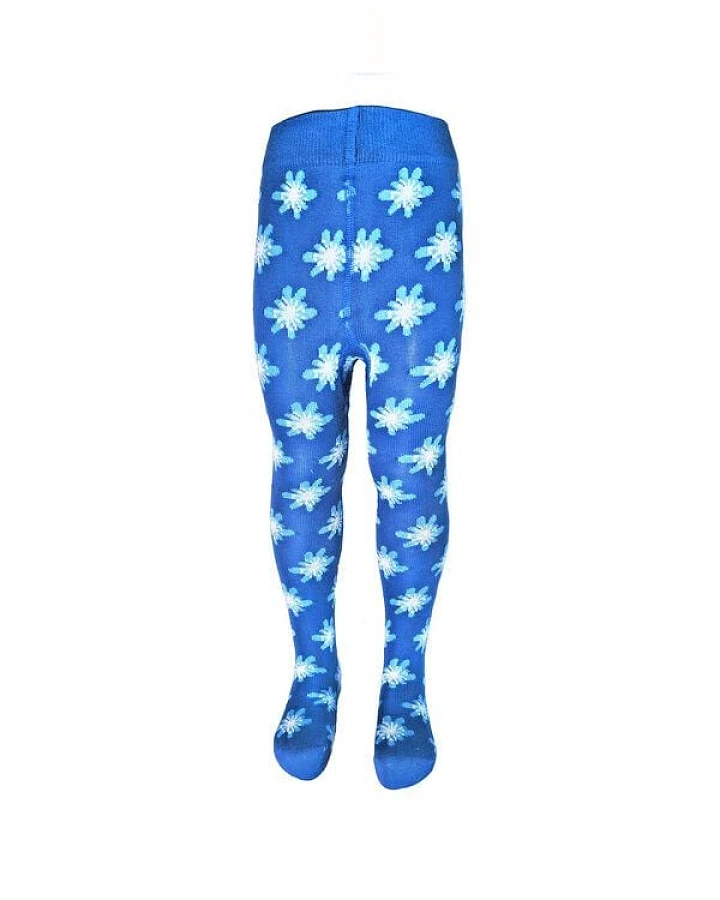 BLS Organic Kinderstrumpfhose mit Blumenmuster