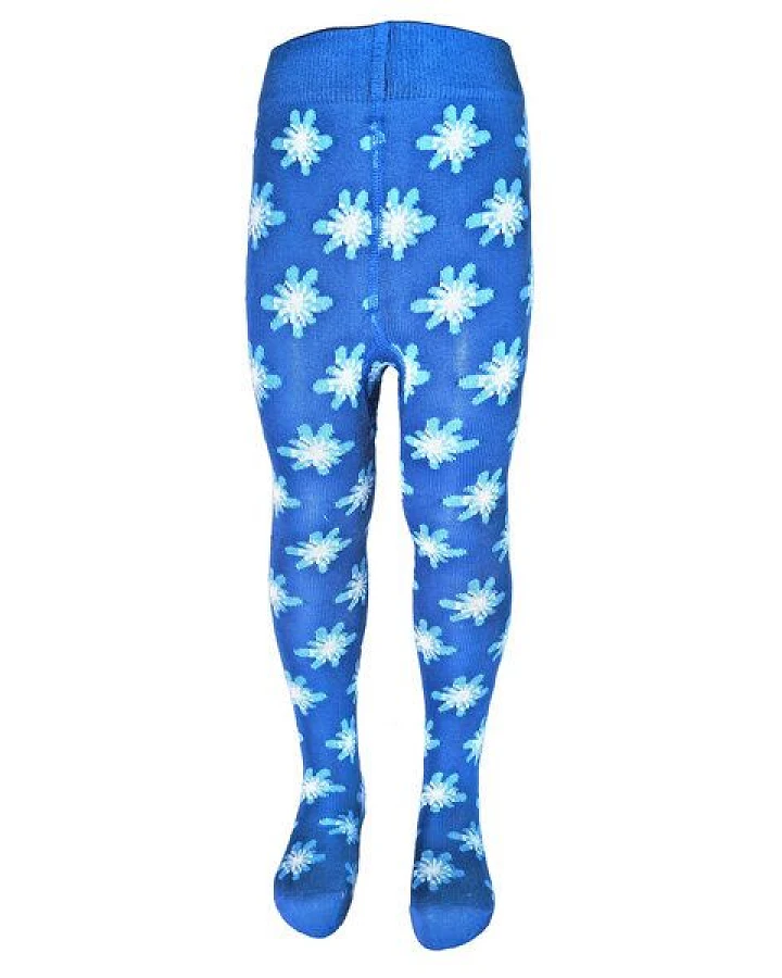 BLS Organic Kinderstrumpfhose mit Blumenmuster