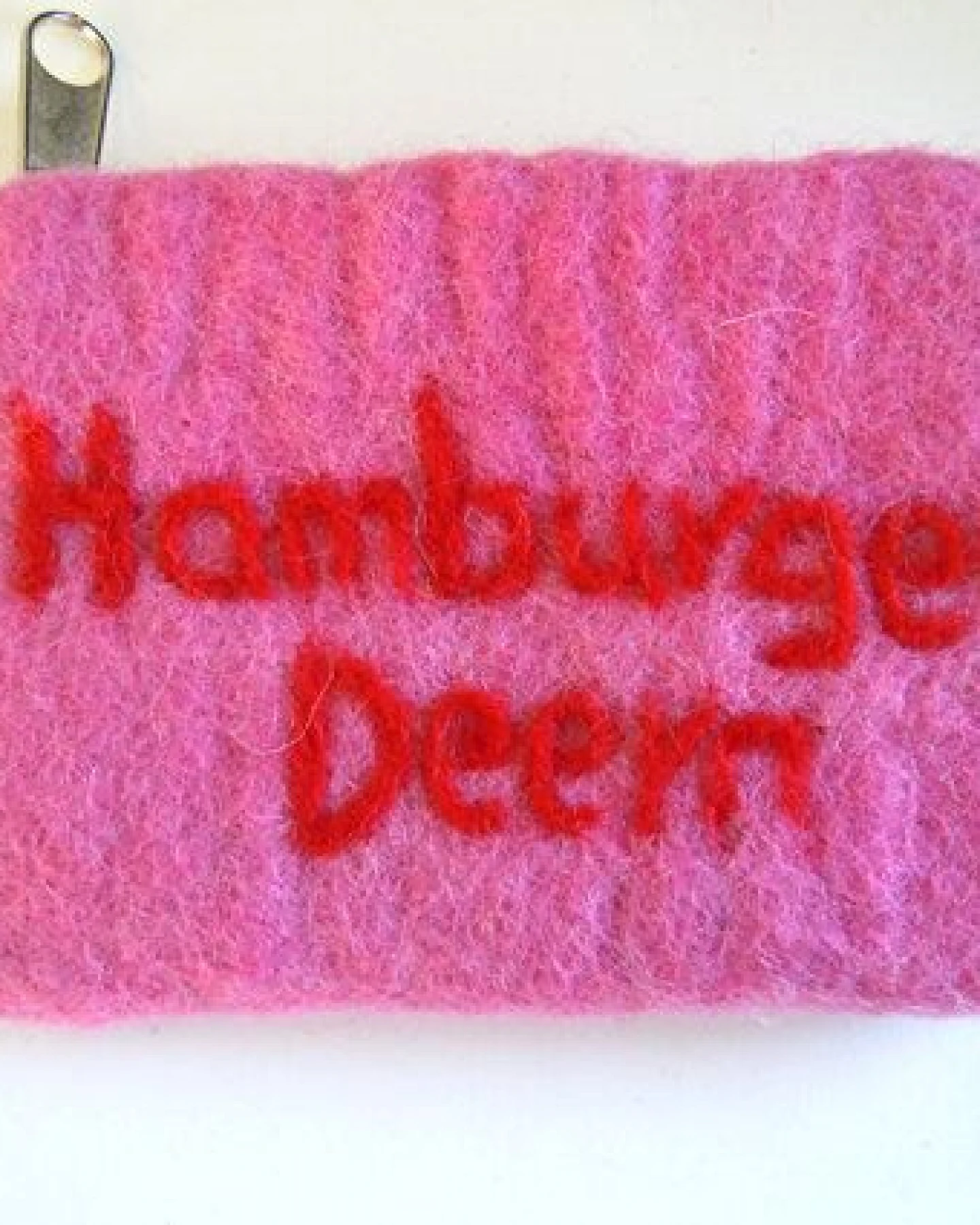 short'n'pietz handgefilztes Portemonnaie mit Reißverschluss – Ansicht 2