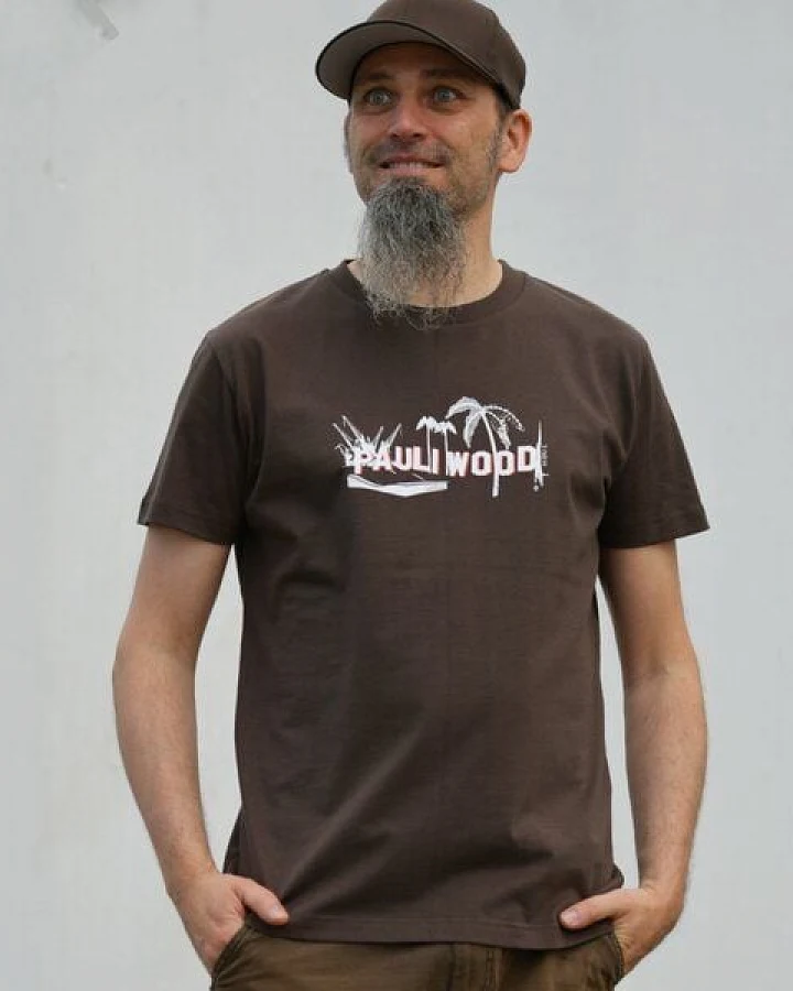 T-Shirtladen-Marktstrasse GmbH Pauliwood m.d. braun Boy-T-Shirt
