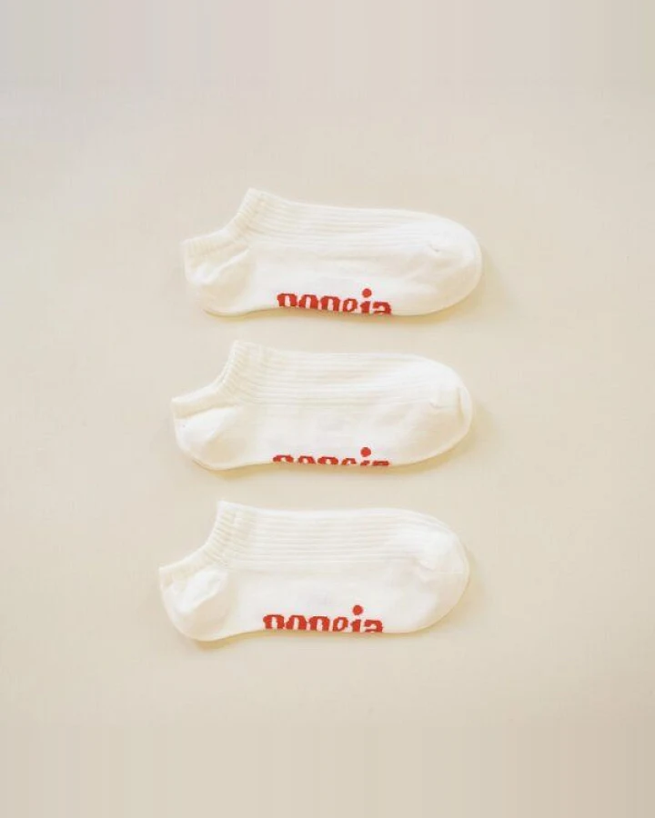 Sneakersocken 3er-Set "popeia" aus Bio-Baumwolle