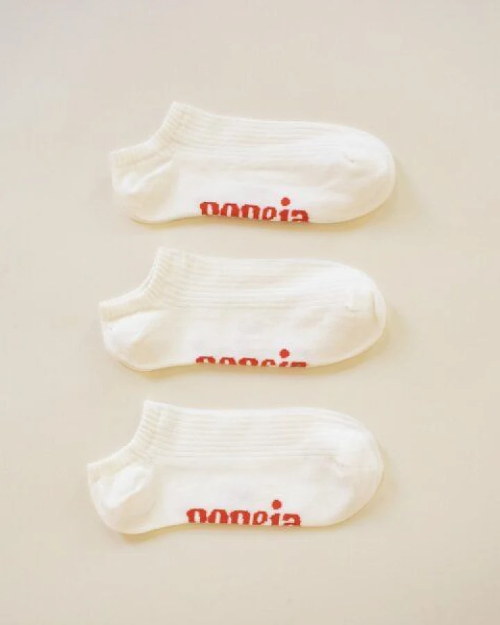 Sneakersocken 3er-Set "popeia" aus Bio-Baumwolle
