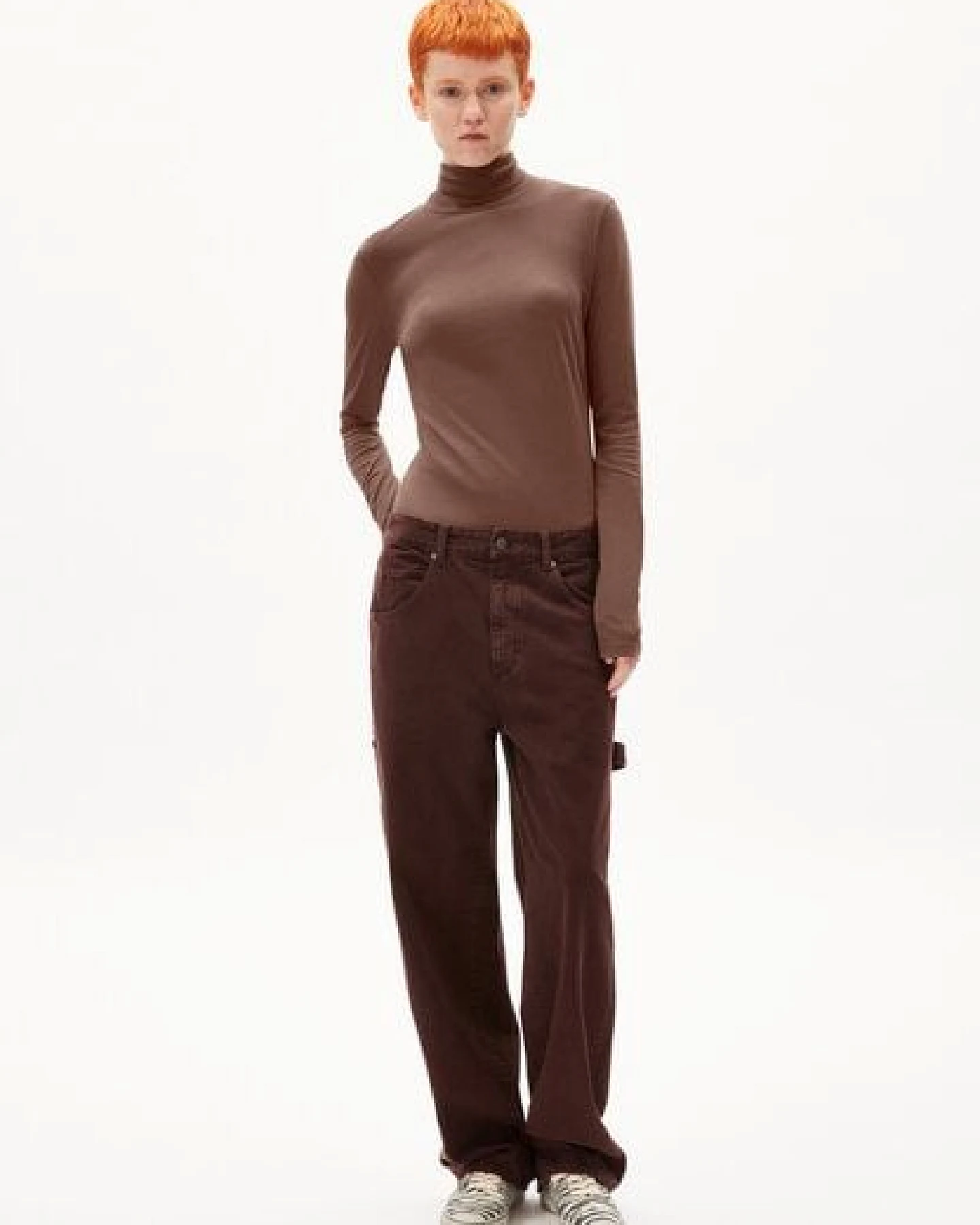 ARMEDANGELS GRAZILIAA SOFT - Damen Longsleeve Slim Fit aus Bio-Baumwolle – Ansicht 4