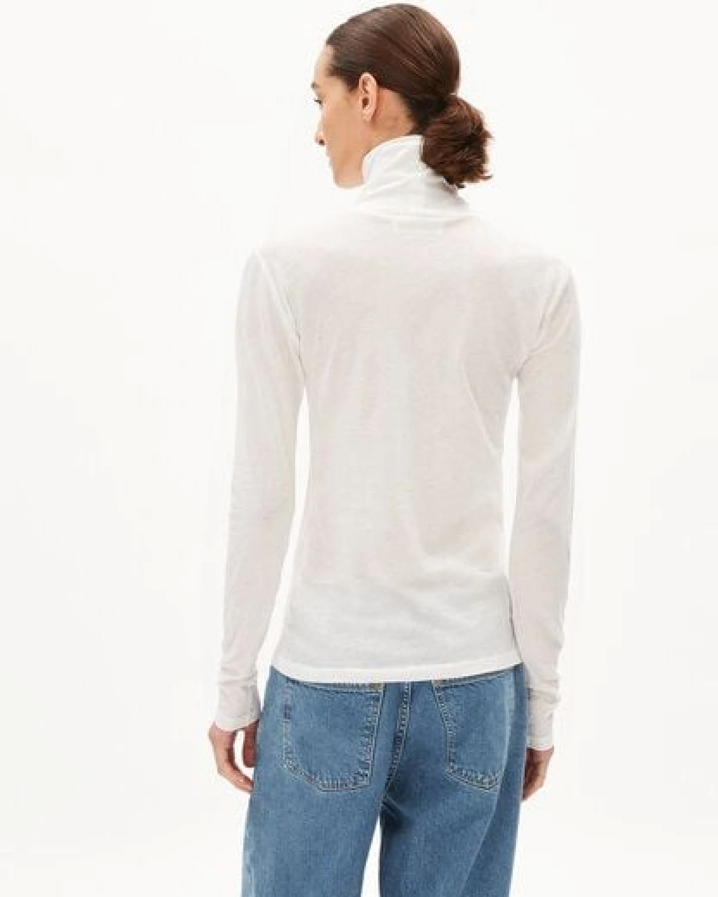 ARMEDANGELS GRAZILIAA SOFT - Damen Longsleeve Slim Fit aus Bio-Baumwolle – Ansicht 2