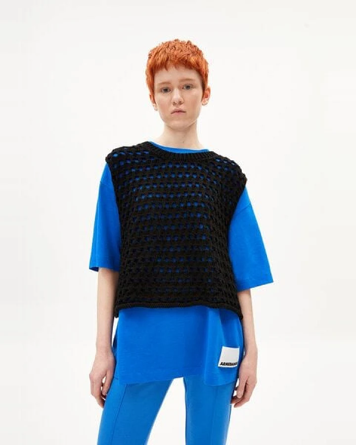 ARMEDANGELS LETIZIAAS - Damen Strickweste Relaxed Fit aus Bio-Baumwolle