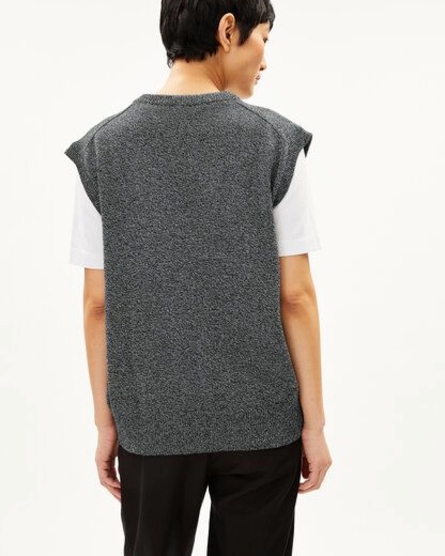 ARMEDANGELS MALUKAA CLEAN UP - Damen Stricktop Loose Fit aus Bio-Baumwoll Mix – Ansicht 2