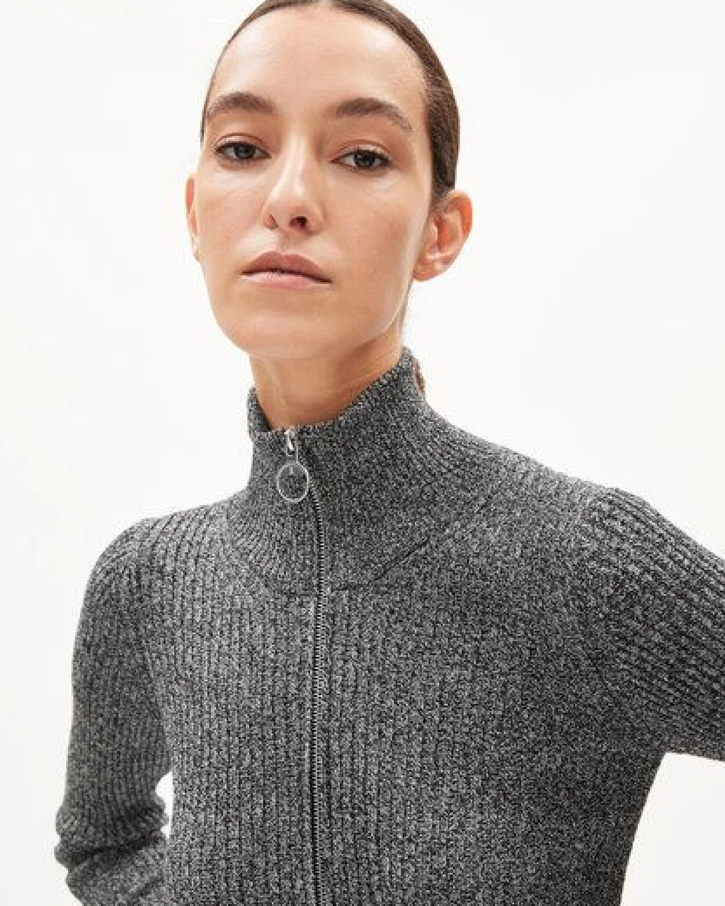 ARMEDANGELS MIKAELAA CLEAN UP - Damen Pullover Slim Fit aus Bio-Baumwoll Mix – Ansicht 3