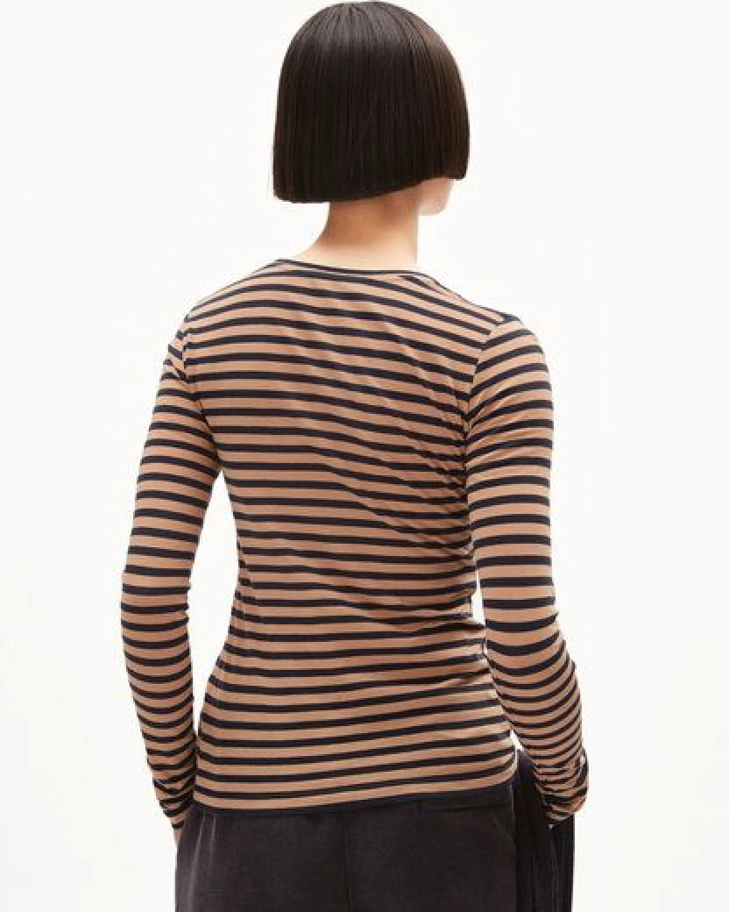 ARMEDANGELS ENRICCAA STRIPES Damen Longsleeve Slim Fit aus Bio-Baumwolle – Ansicht 2