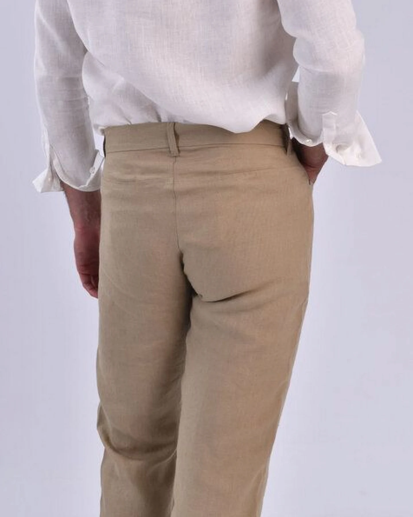 Aatise Herren Leinenhose aus 100% Leinen Zanzibar regular fit, mid rise – Ansicht 3