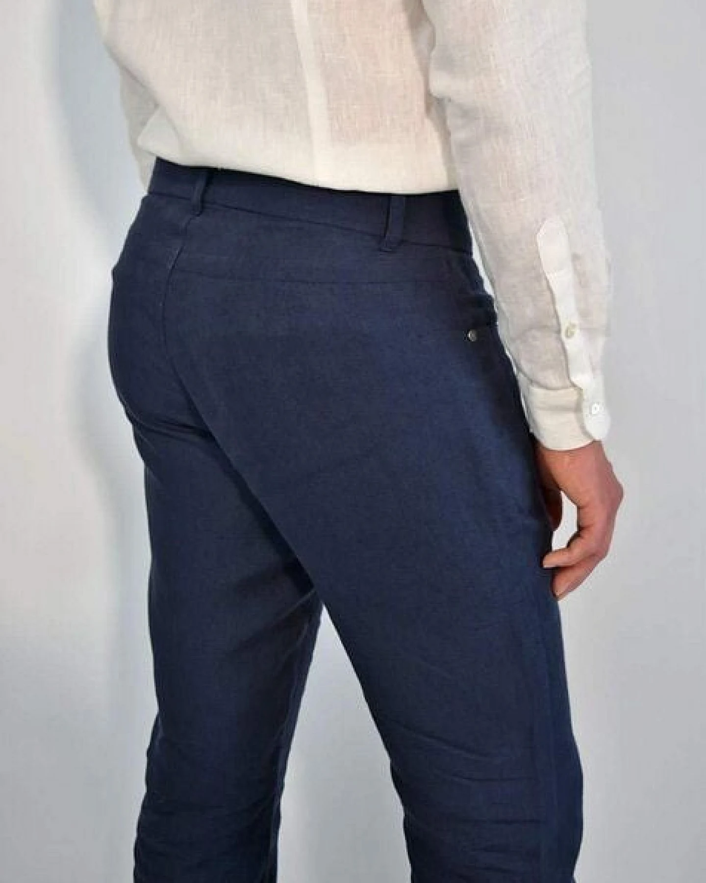 Aatise Herren Leinenhose aus 100% Leinen Zanzibar regular fit, mid rise – Ansicht 3