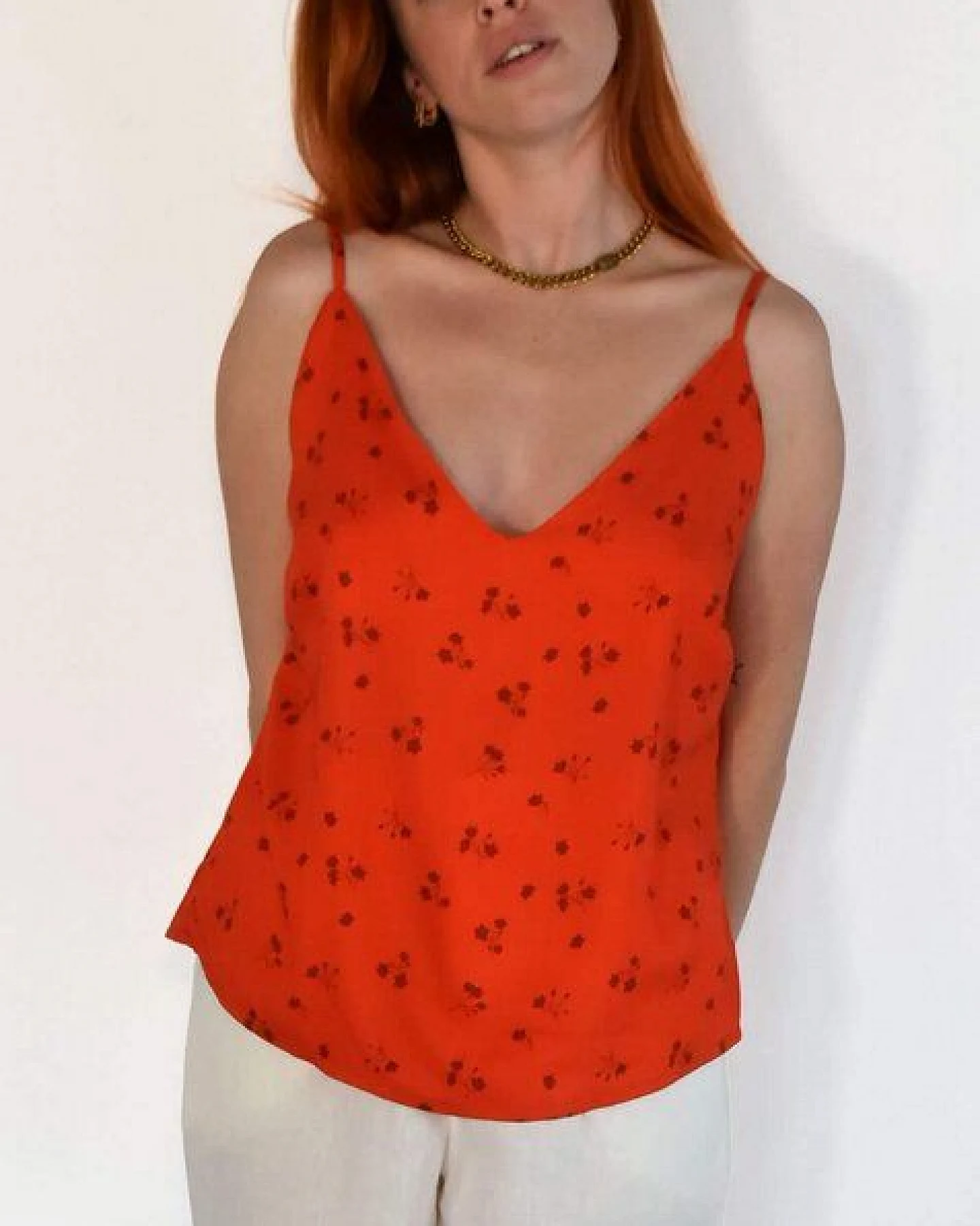 Aatise Zuvy Spaghettiträger Tank Top bedruckt 100% Ecovero – Ansicht 2