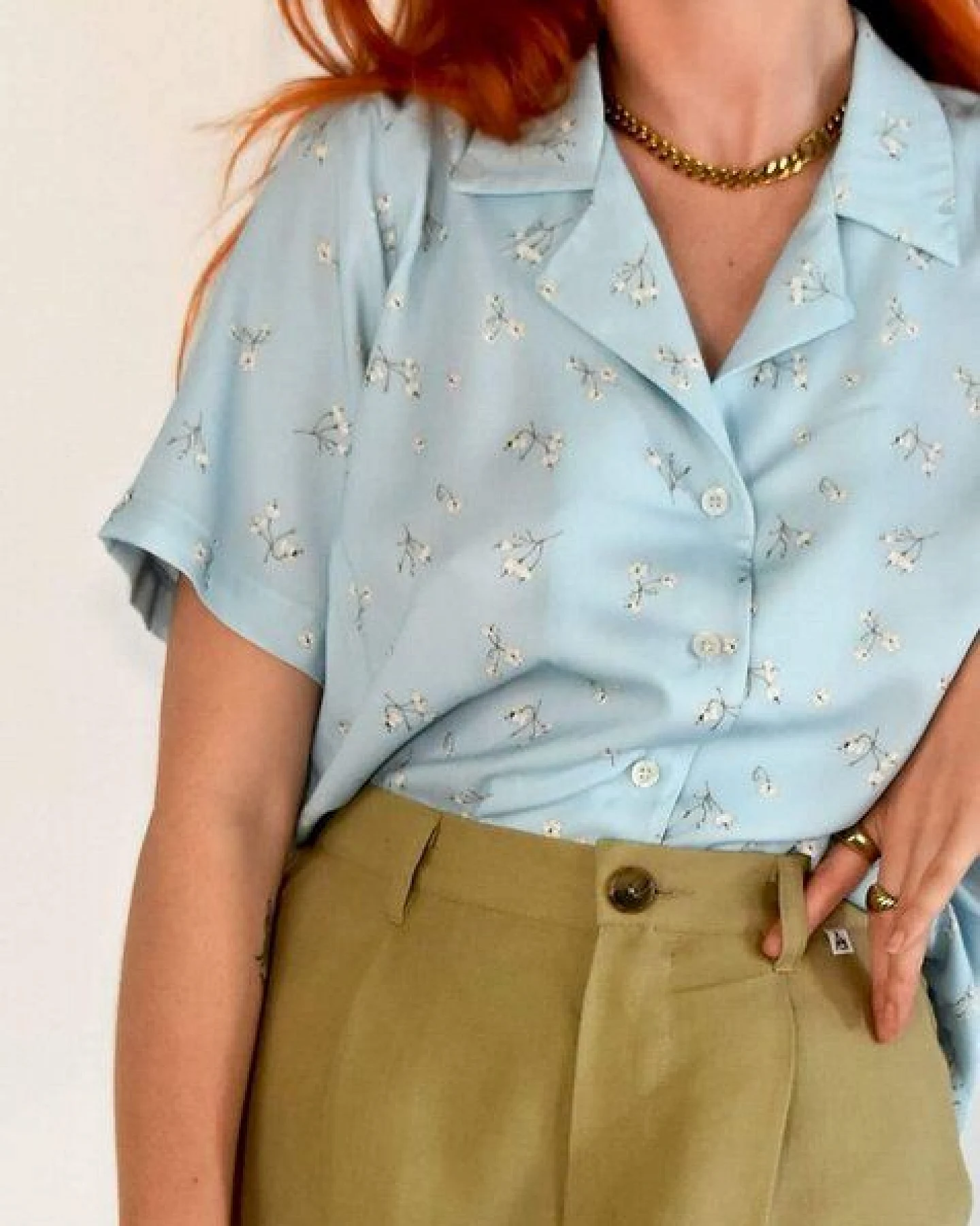 Aatise Oversize-Bluse mit kubanischem Zavi 100% EcoVero – Ansicht 2