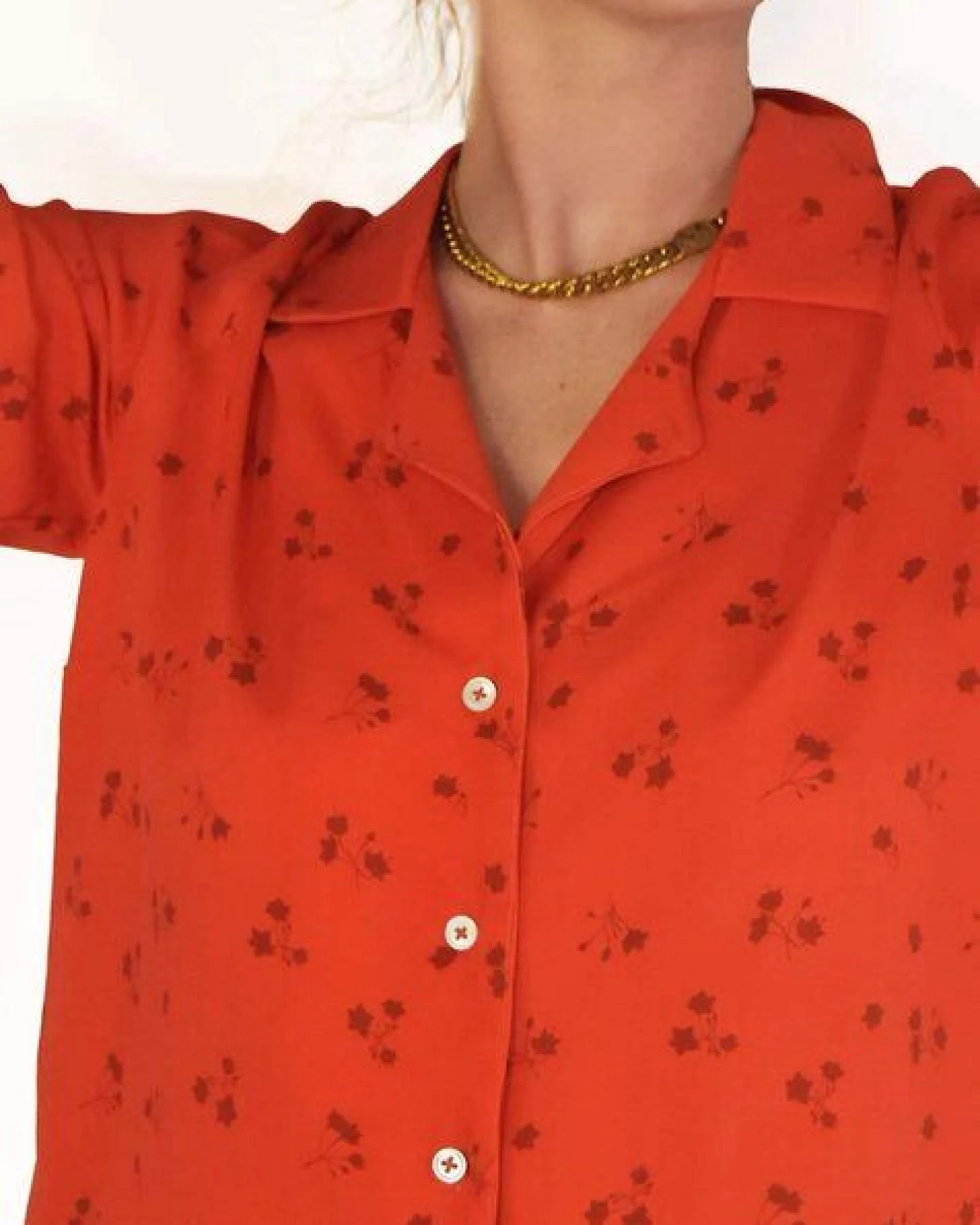 Aatise Oversize-Bluse mit kubanischem Zavi 100% EcoVero – Ansicht 3