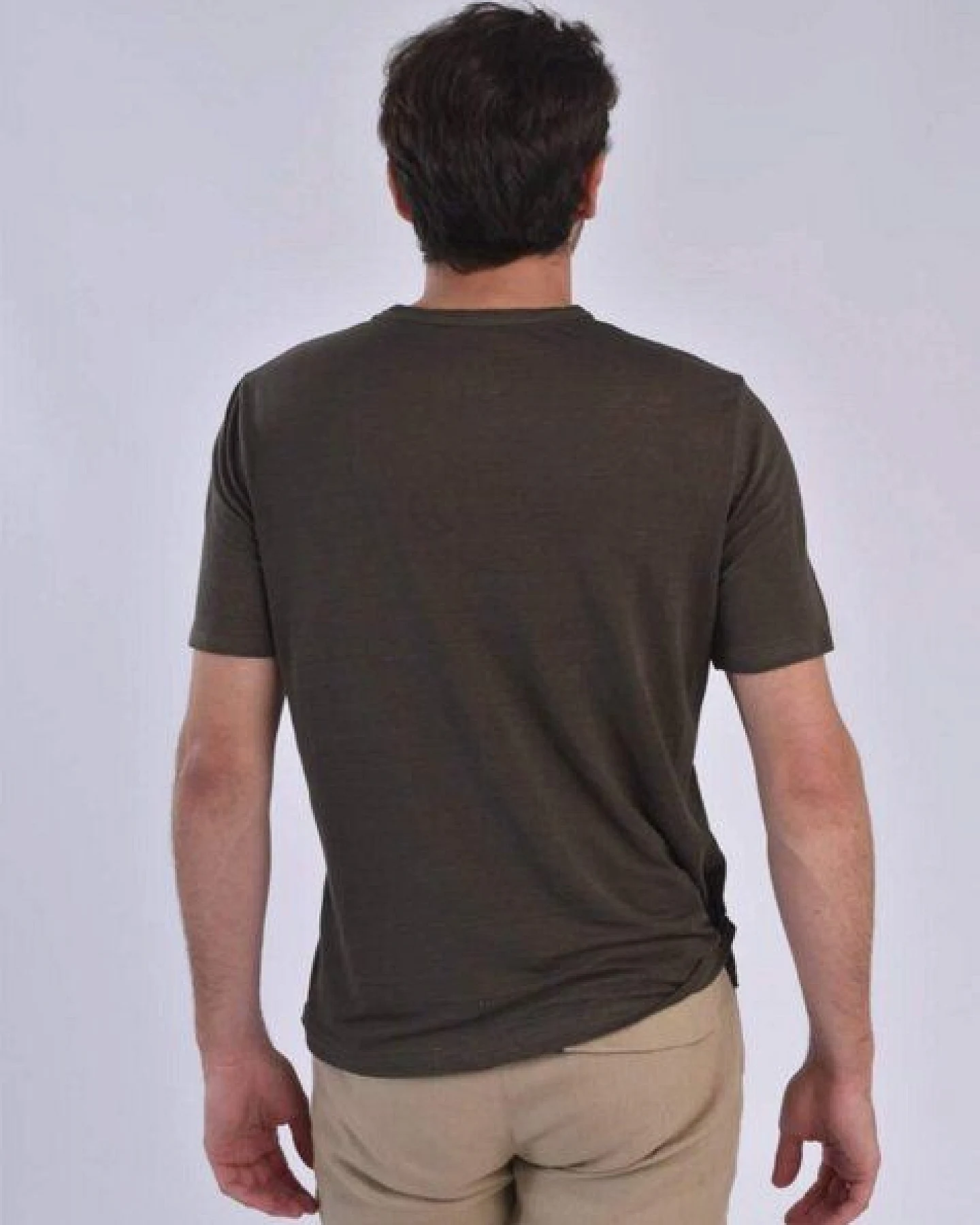 Aatise Zokka Herren T-Shirt aus 100% Leinen – Ansicht 4