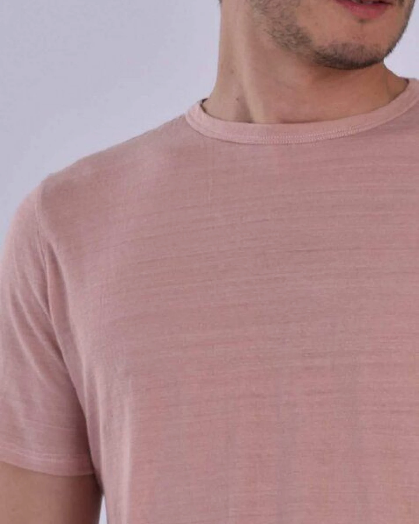 Aatise Zokka Herren T-Shirt aus 100% Leinen – Ansicht 3