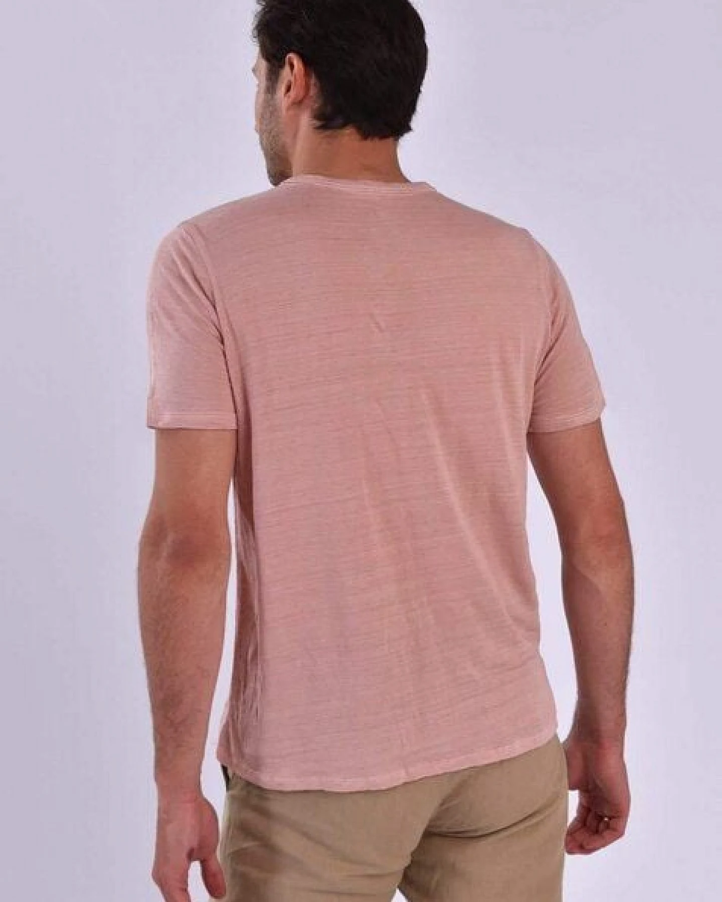 Aatise Zokka Herren T-Shirt aus 100% Leinen – Ansicht 4
