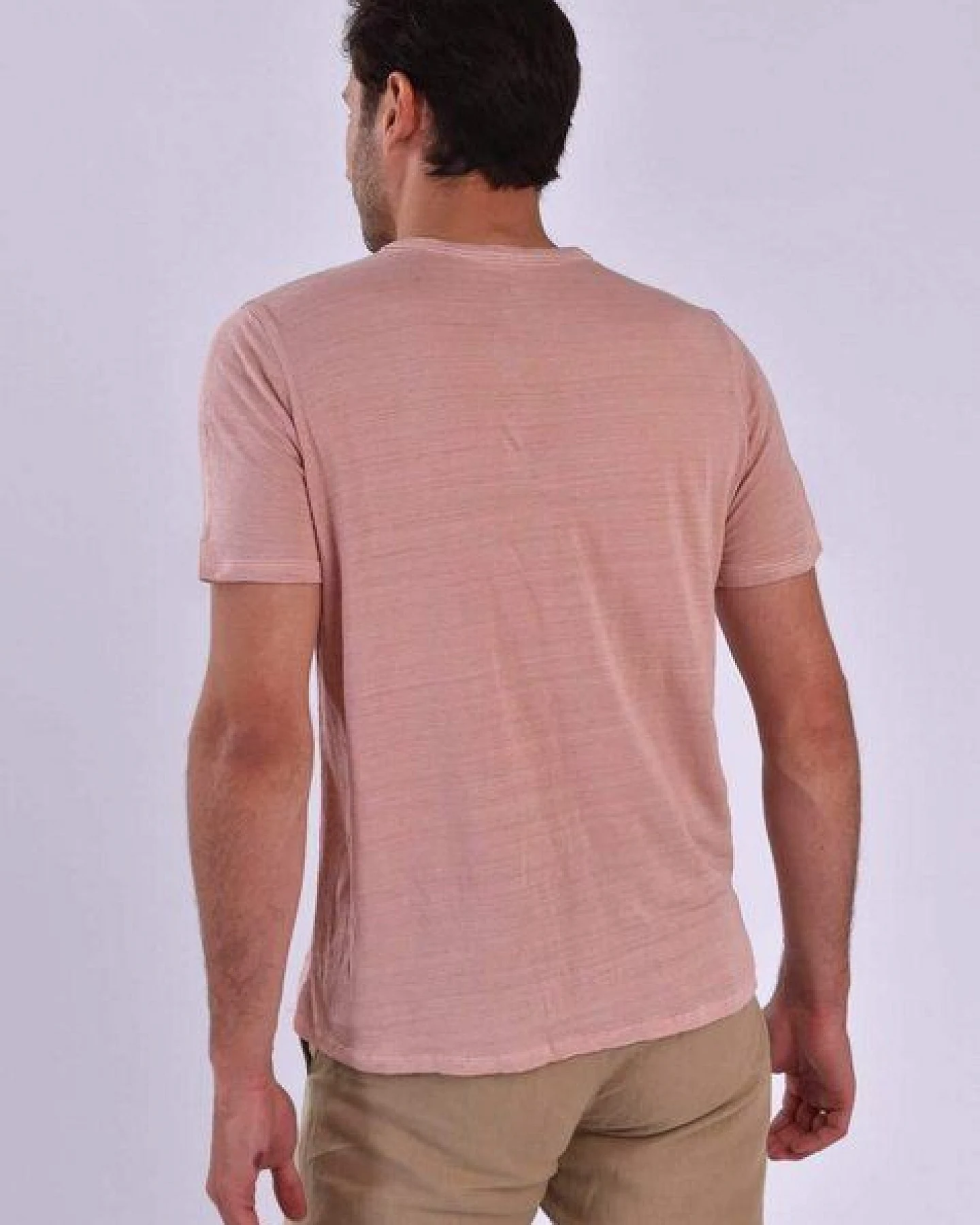 Aatise Zokka Herren T-Shirt aus 100% Leinen – Ansicht 4