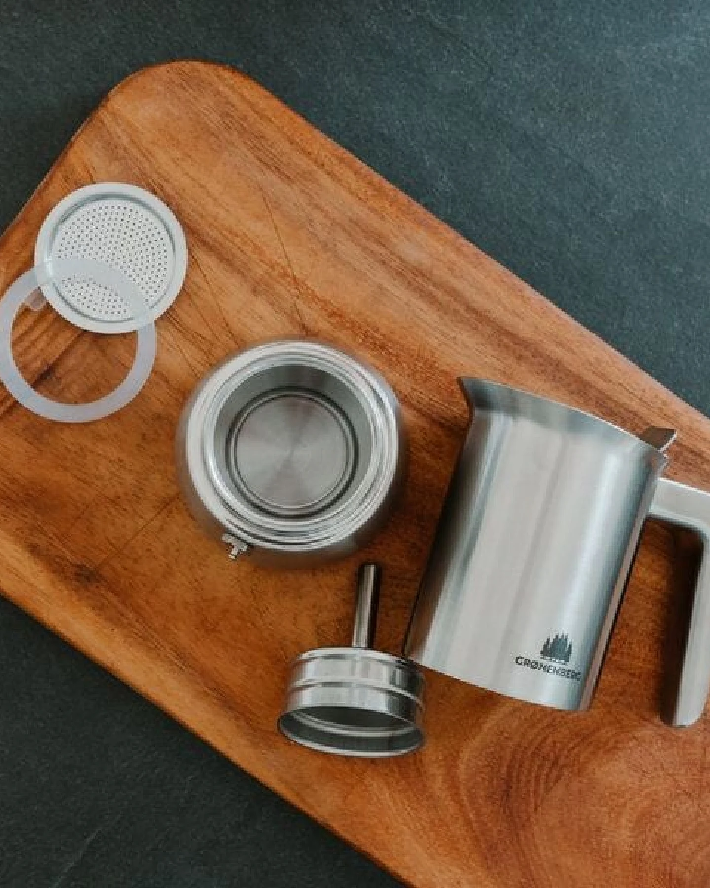 GROENENBERG Edelstahl Espressokocher 4 Tassen (200 ml) – Ansicht 4
