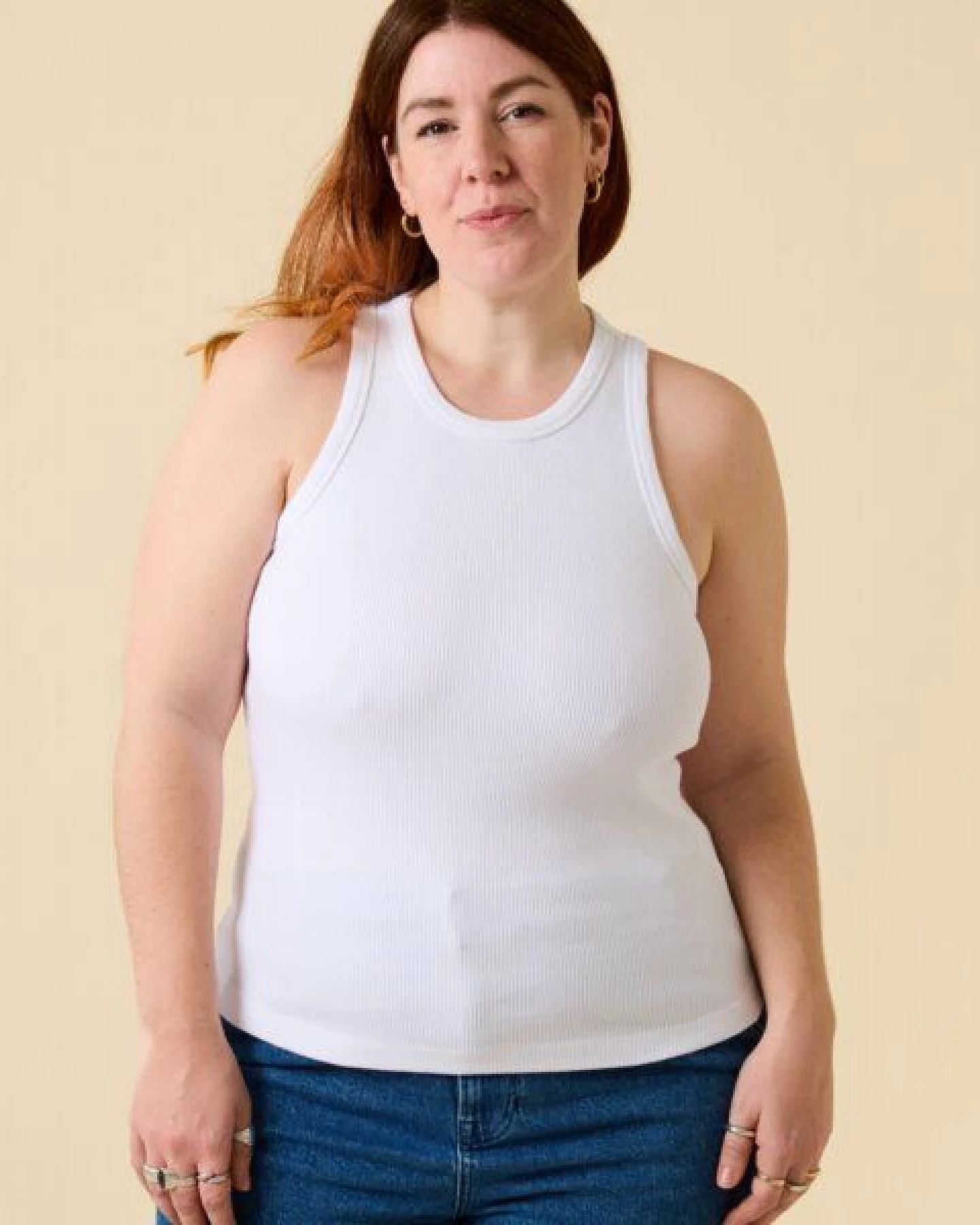 popeia Tank Top aus festem Bio-Baumwoll Stoff (gerippt) – Ansicht 2