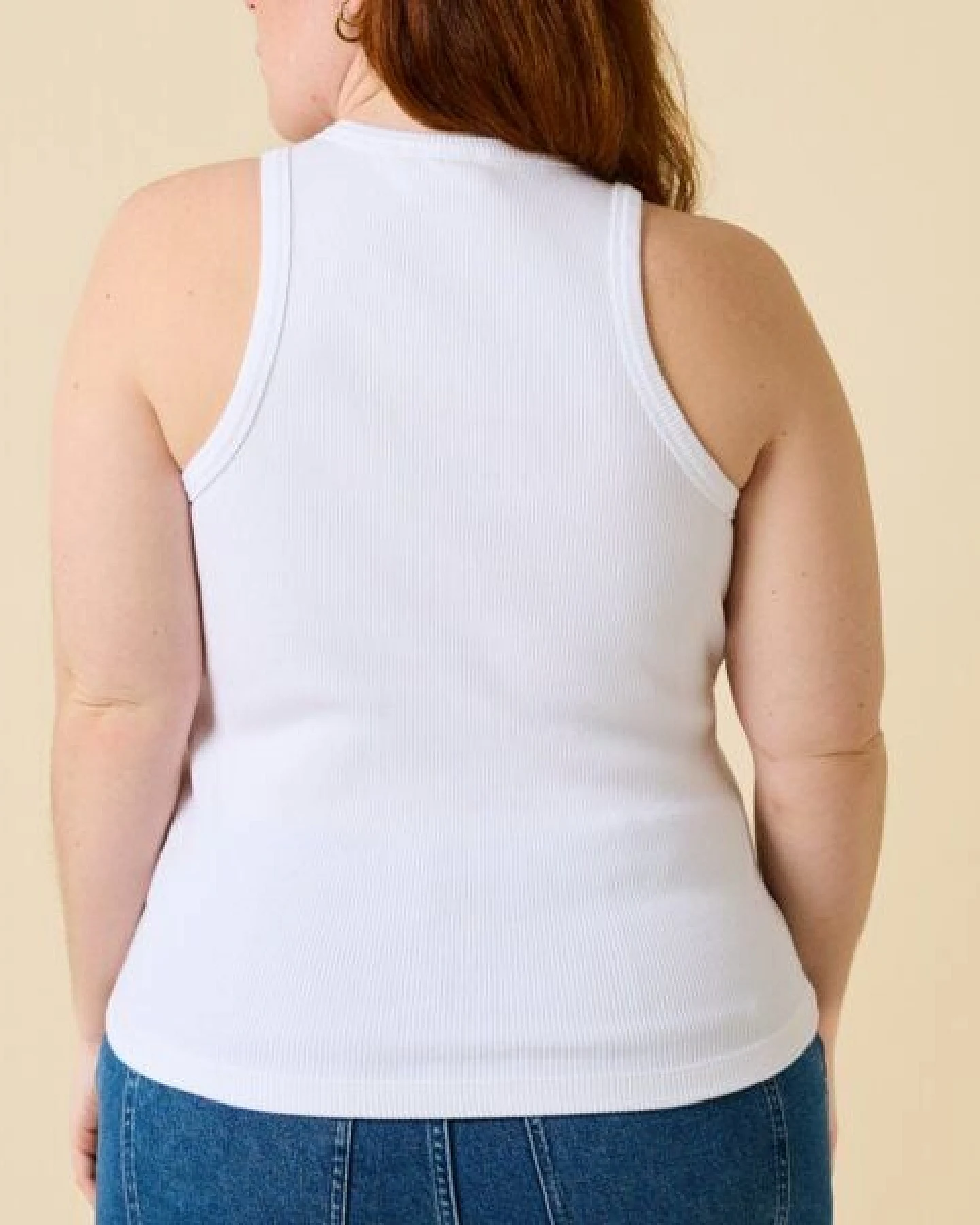 popeia Tank Top aus festem Bio-Baumwoll Stoff (gerippt) – Ansicht 3
