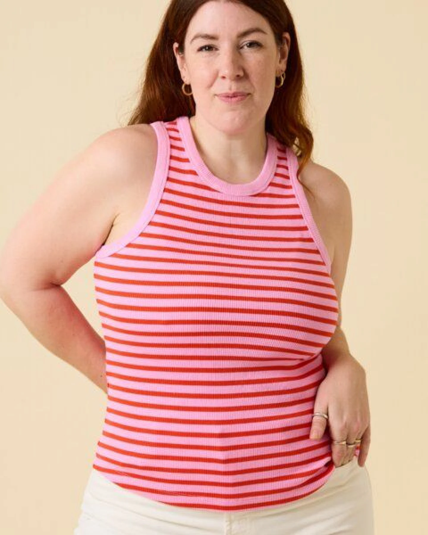 popeia Tank Top aus festem Bio-Baumwoll Stoff (gerippt) – Ansicht 2