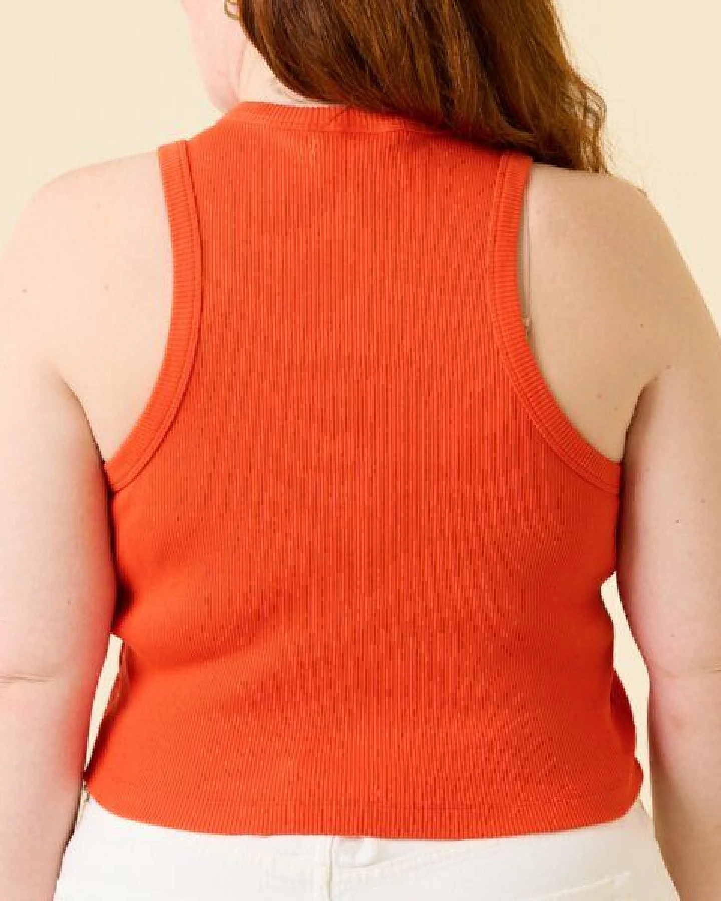 popeia Crop Top aus festem Bio-Baumwoll Stoff (gerippt) – Ansicht 2