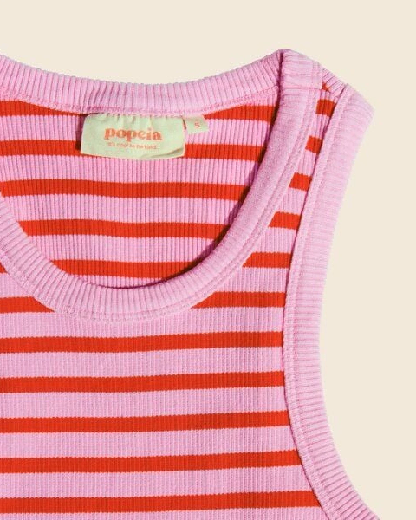 popeia Crop Top aus festem Bio-Baumwoll Stoff (gerippt) – Ansicht 4