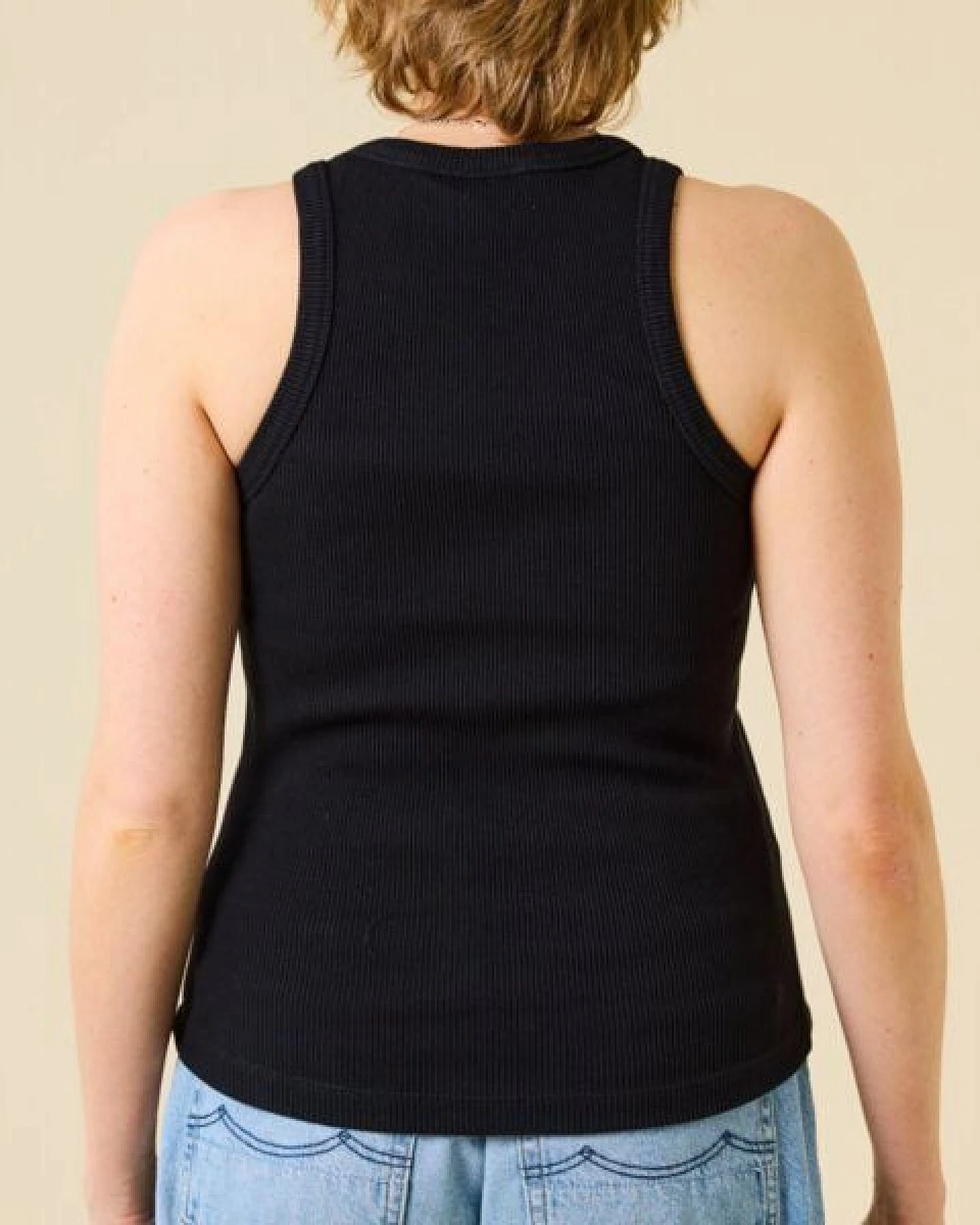 popeia Tank Top Set aus festem Bio-Baumwoll Stoff (gerippt) – Ansicht 4