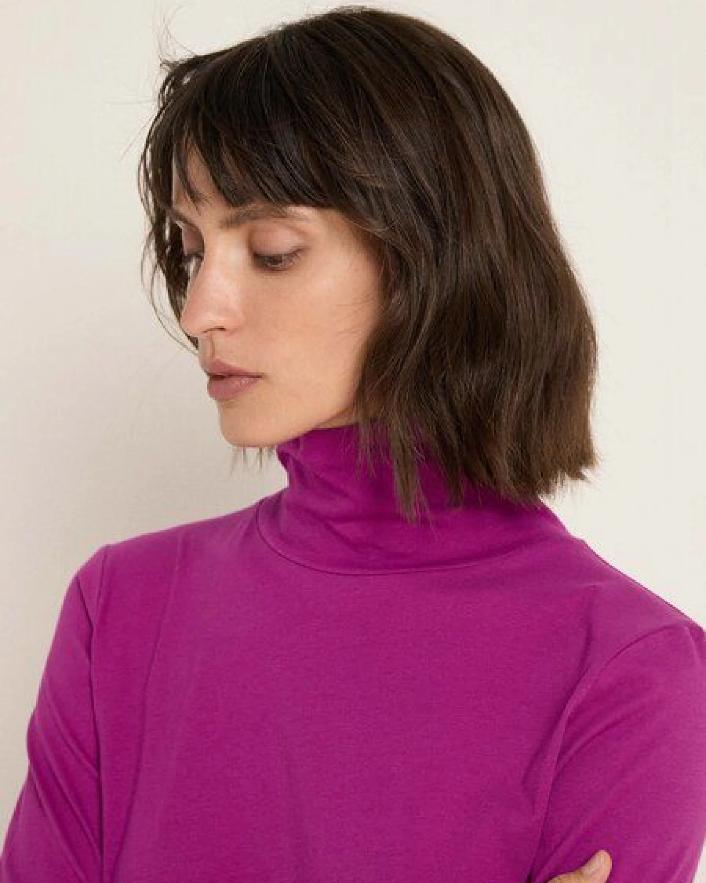 LANIUS Rollkragenshirt aus Bio-Baumwolle – Ansicht 3