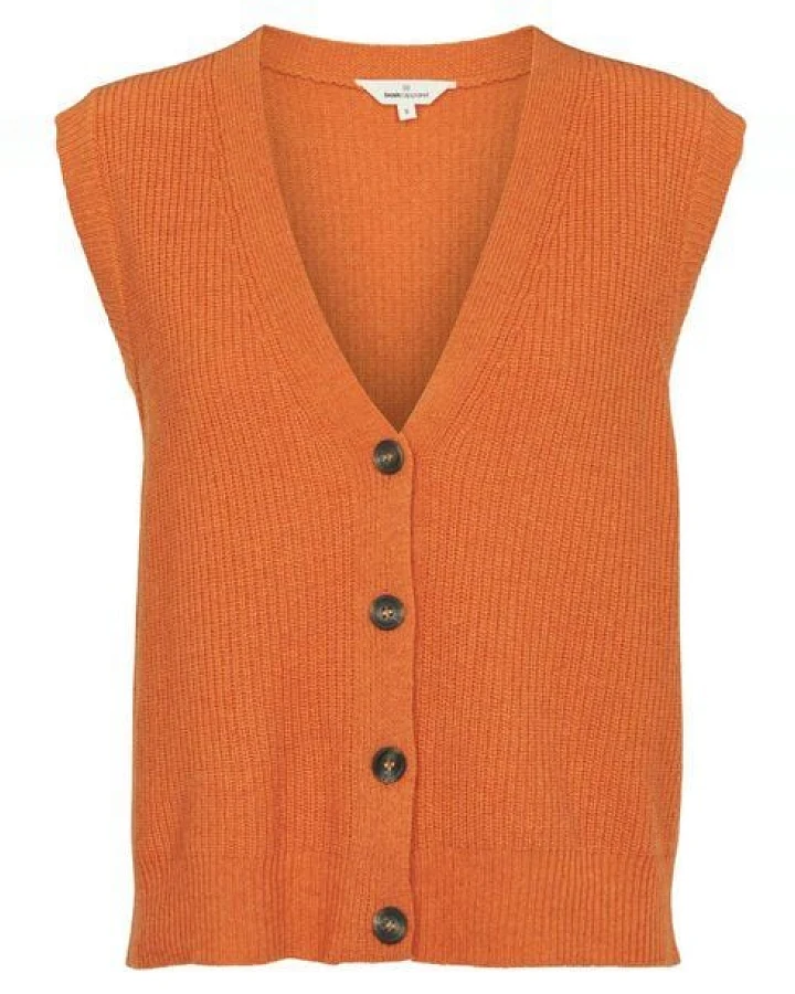 Basic Apparel Pullunder geknöpft - Lise Vest - aus recycelter Wolle