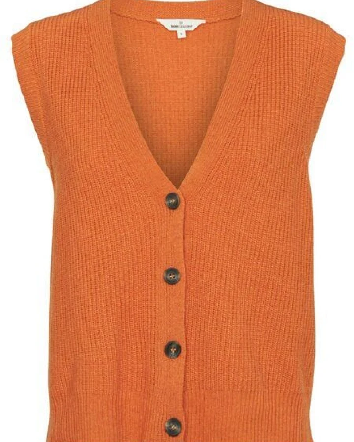 Basic Apparel Pullunder geknöpft - Lise Vest - aus recycelter Wolle