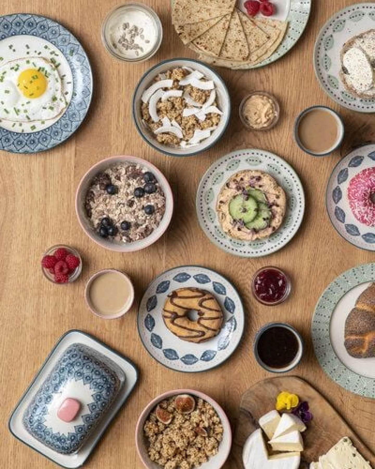 TRANQUILLO Dessertteller Mix'n'Match aus Steinzeug, Ø 16 cm (POR613, POR614) – Ansicht 4