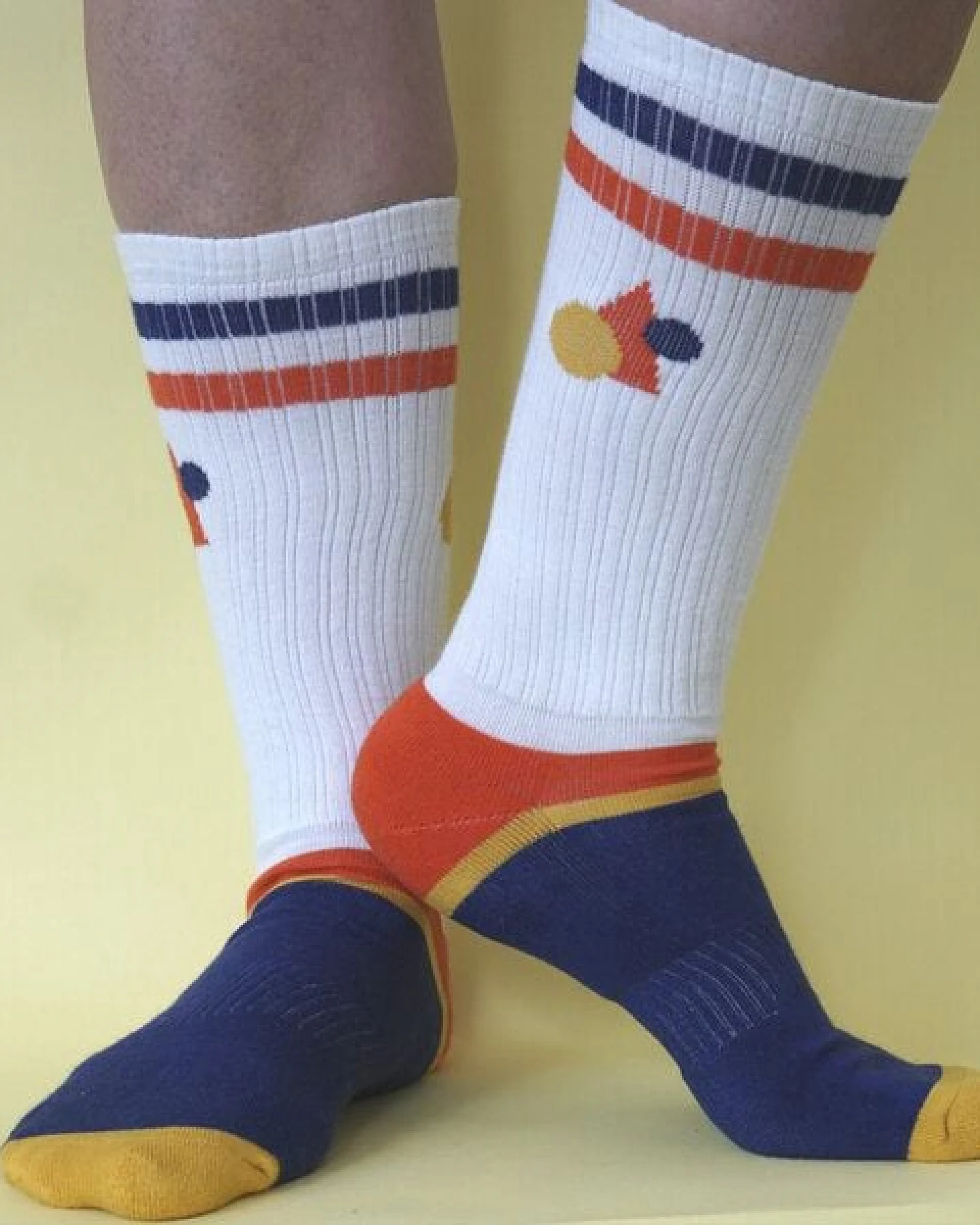 Fräulein Prusselise Sportsocke Rakete Tennissocke bunt und cool für Damen Herren und Kinder, bunt gemustert – Ansicht 4