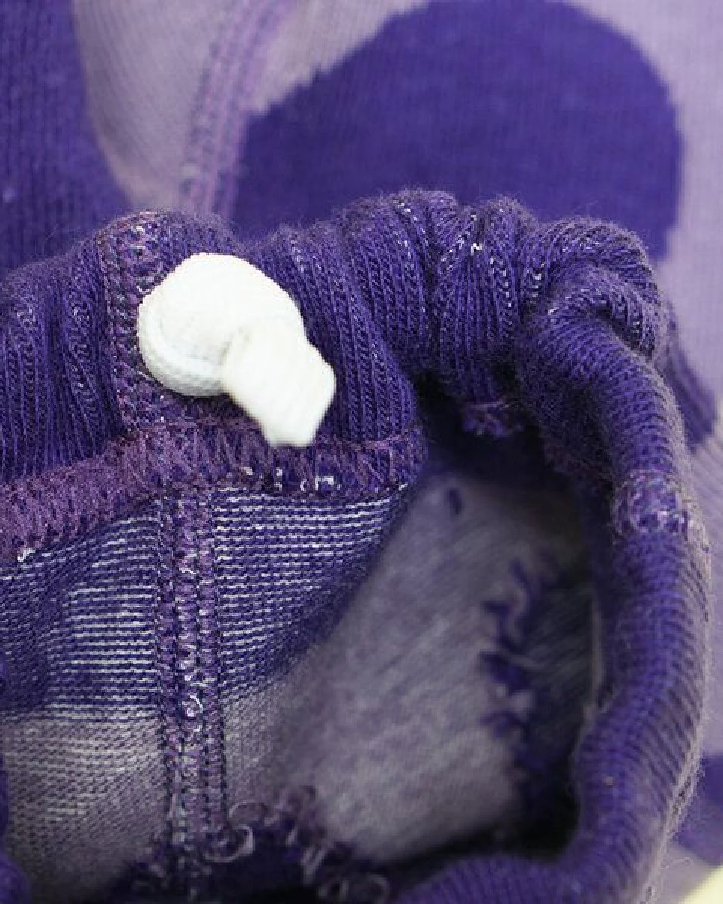 Fräulein Prusselise Strumpfhose Vergissmeinnicht Veilchen lila, bunt gemustert – Ansicht 3