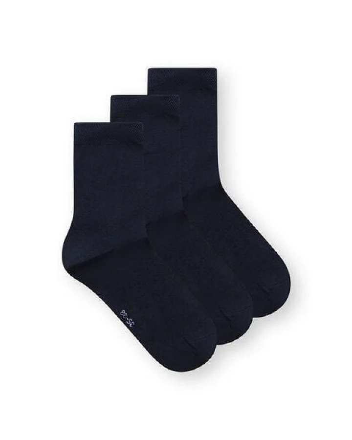 ThokkThokk 3er-Pack Mid Socks Socken (GOTS, Fairtrade, Vegan)