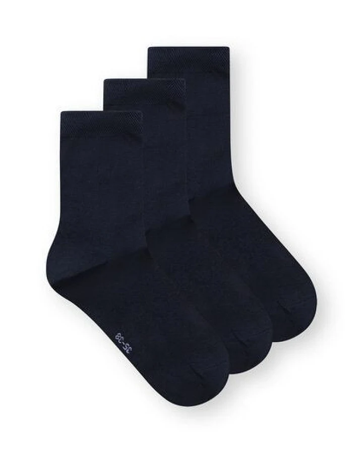 ThokkThokk 3er-Pack Mid Socks Socken (GOTS, Fairtrade, Vegan)