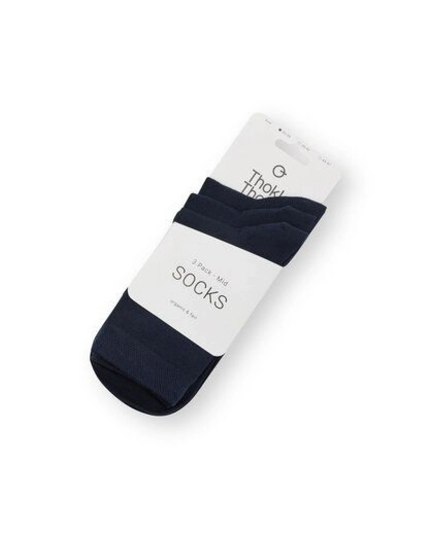 ThokkThokk 3er-Pack Mid Socks Socken (GOTS, Fairtrade, Vegan) – Ansicht 2
