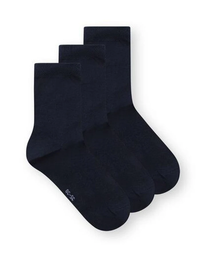 ThokkThokk 3er-Pack Mid Socks Socken (GOTS, Fairtrade)
