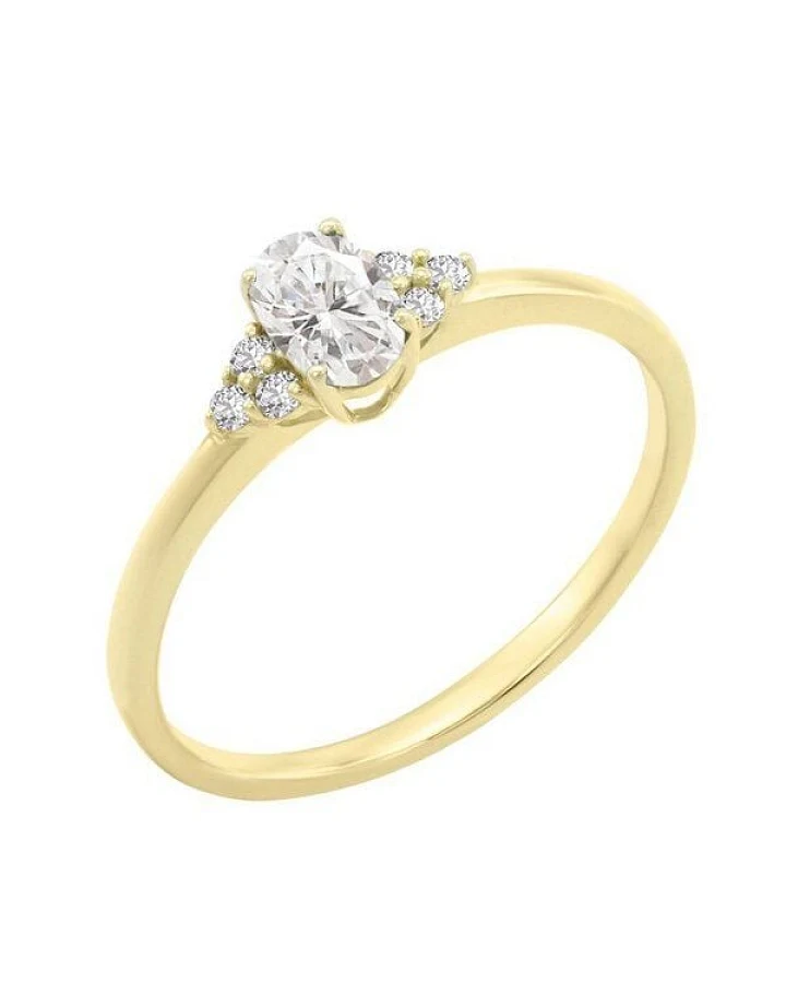 Eppi Verlobungsring mit Moissaniten und Lab Grown Diamanten Sheldo