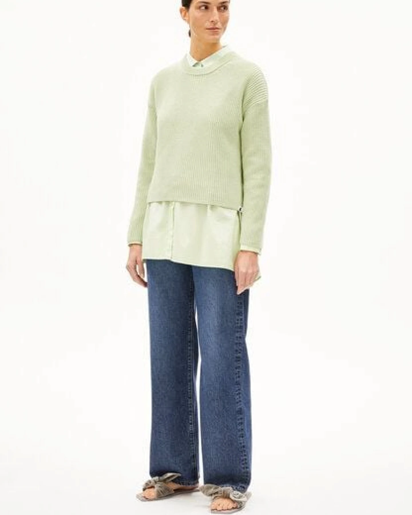 ARMEDANGELS NURIAAS - Damen Pullover Loose Fit aus Bio-Baumwolle – Ansicht 4